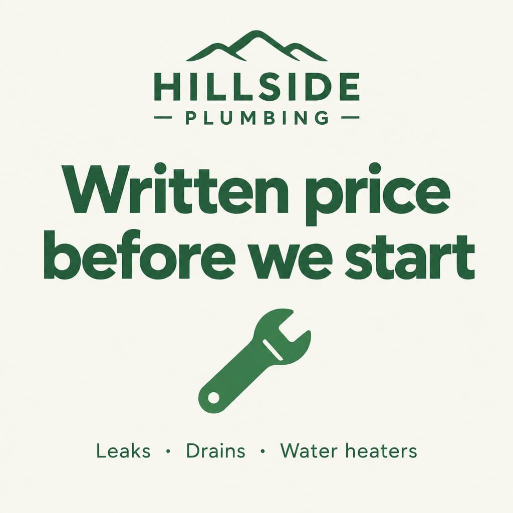 Square feed graphic variant with the same headline and a different wrench mark